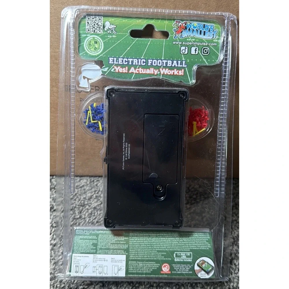 World's Smallest Electric Football - Item# 5303 - NEW - 2025